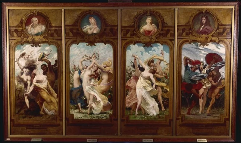 La Danza campestre, bacchica, amorosa e guerriera - Bibliothèque nationale de France